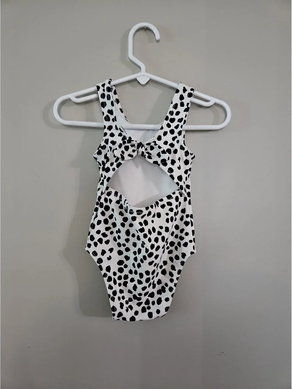 Girl baby 12-18 month bathing suit old navy black and white print